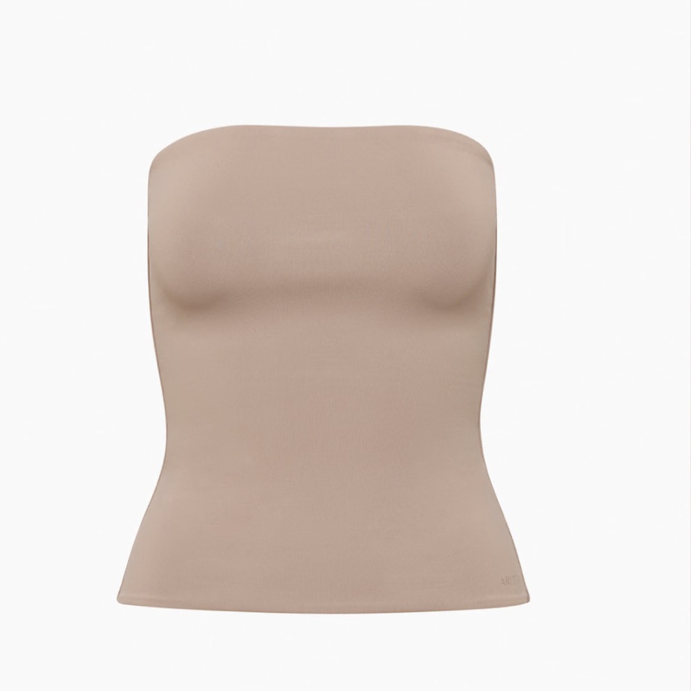 Aritzia Contour Tube Top in Taupe